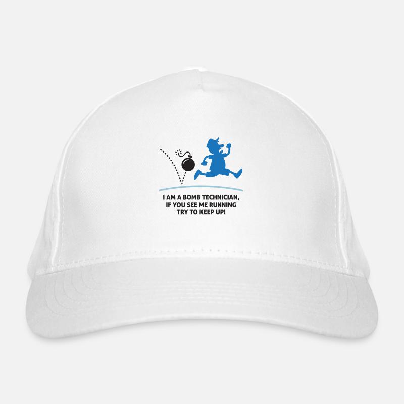 When a bomb squads running, follow him! Organic Baseball Cap