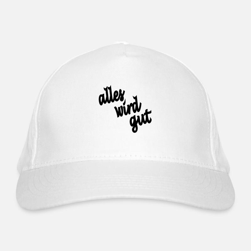 alles wird gut Bio-Baseballkappe