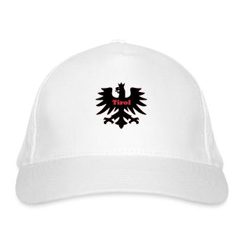 Tirol - Bio-Baseballkappe - Weiß - Vorne