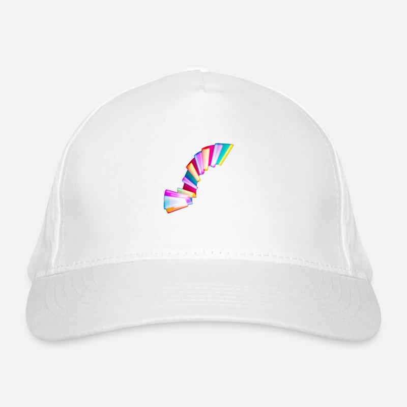 Bunte (RGB) Lichtmalerei Bio-Baseballkappe