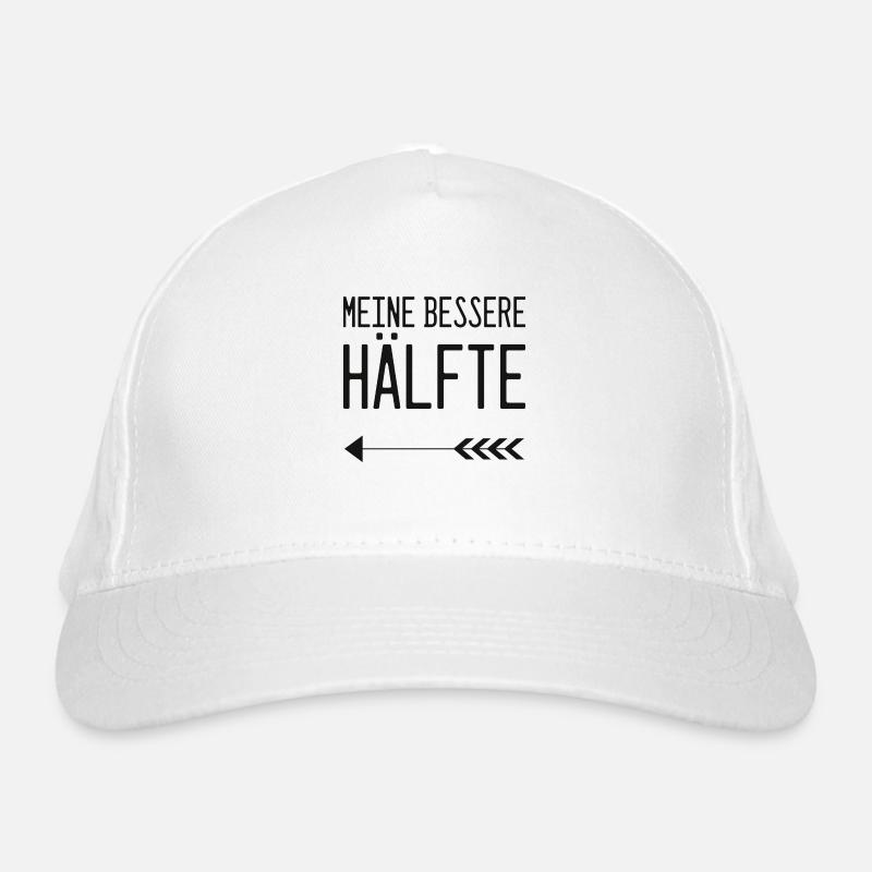 Valentinstag Partnershirt Meine bessere Hälfte Bio-Baseballkappe