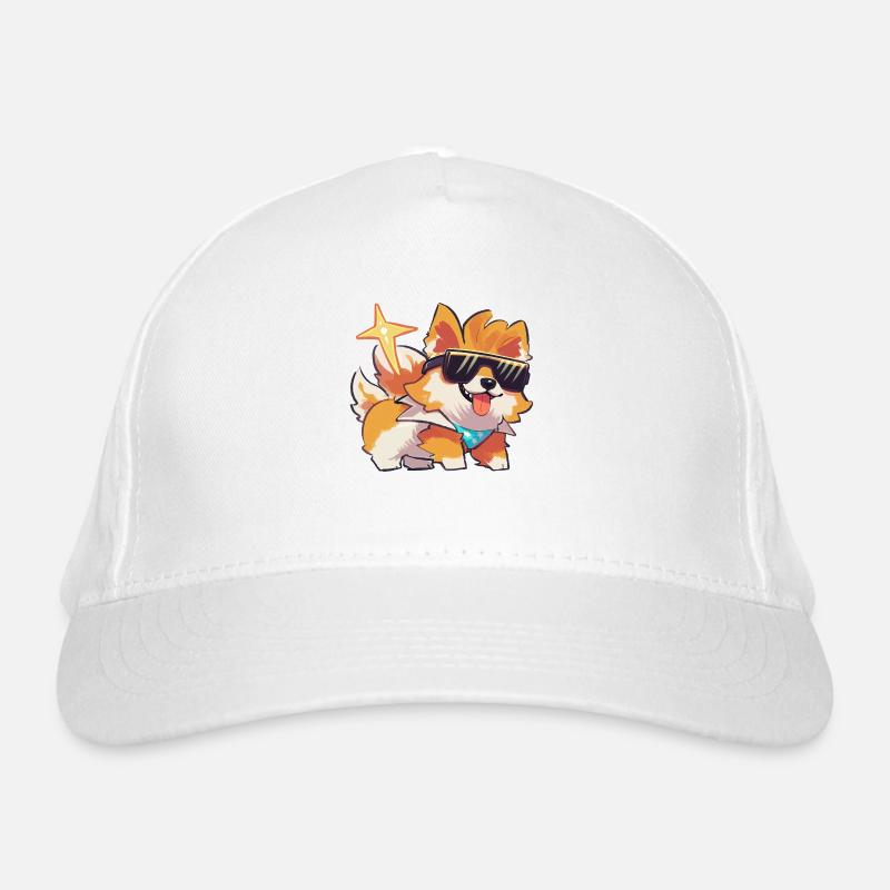 Brillenhund Bio-Baseballkappe