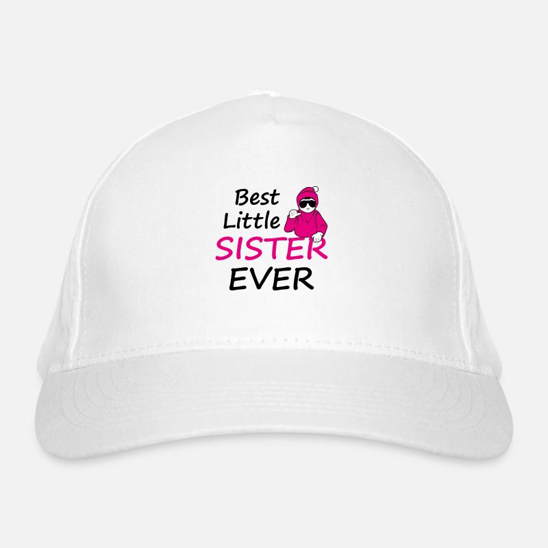 Best little sister ever Organic Baseball Cap