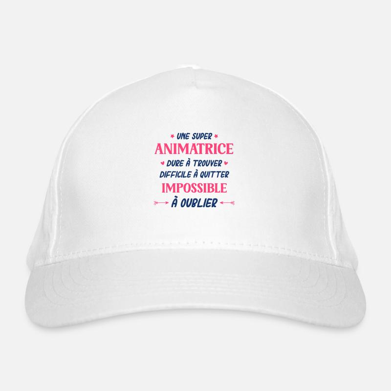 Une super animatrice Casquette classique bio