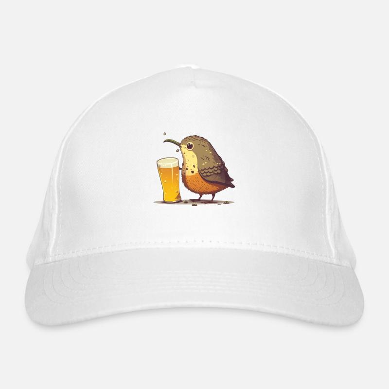 Oiseau sucré avec de la bière Casquette classique bio
