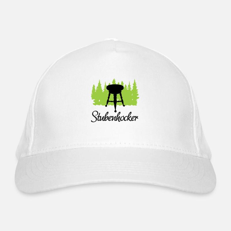 "Stubenhocker: Gemütliche Auszeit" Bio-Baseballkappe