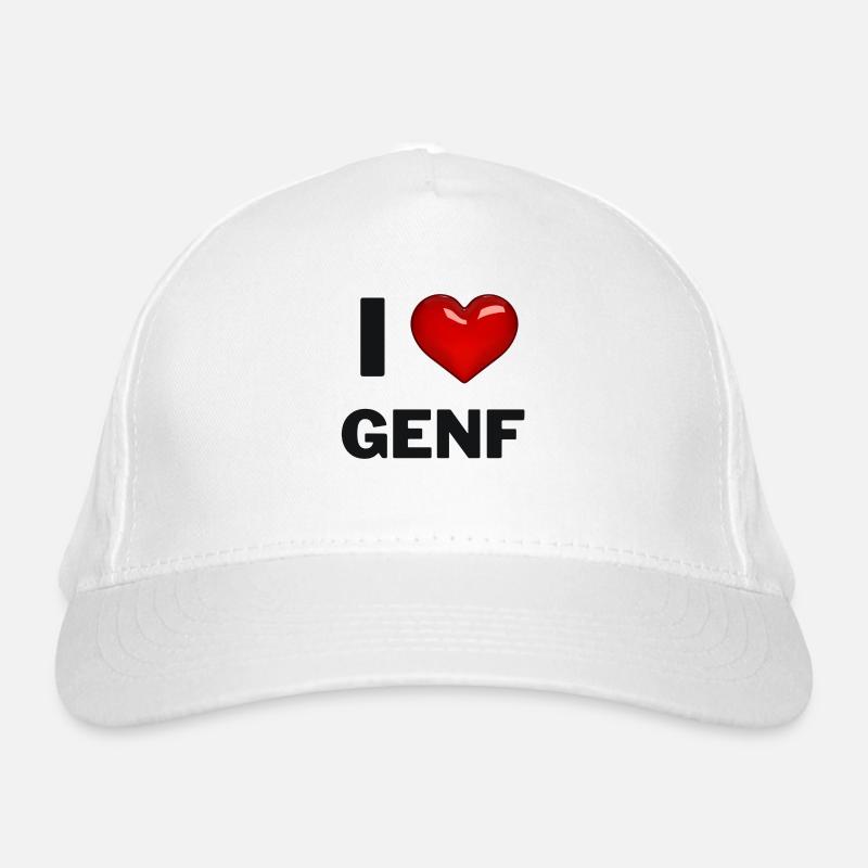 J’aime Genève Casquette classique bio
