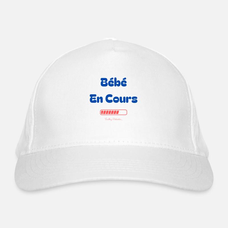 bébé en cours Casquette classique bio