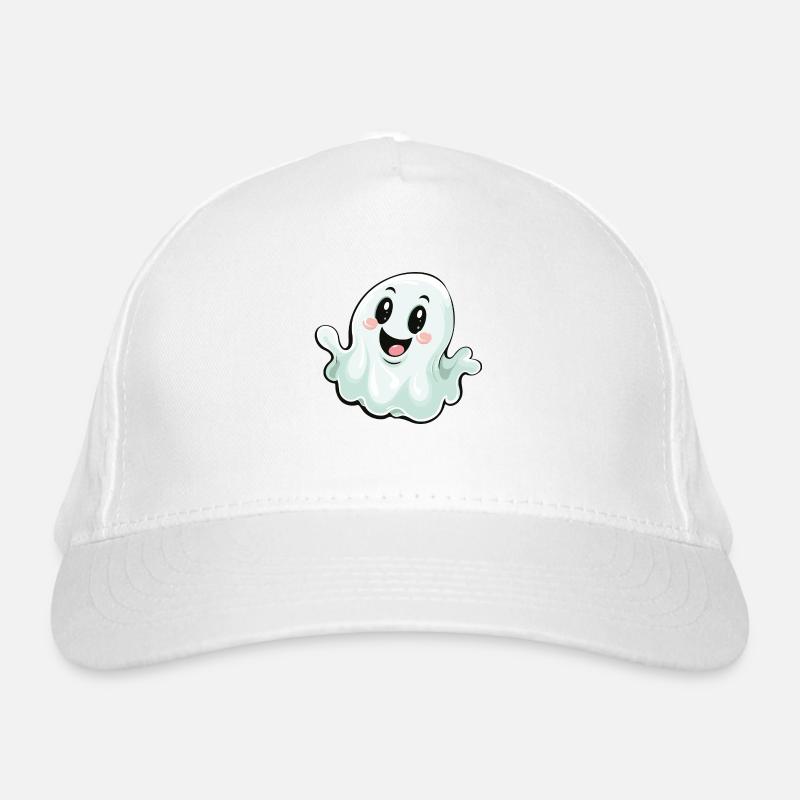 ghost funny Organic Baseball Cap