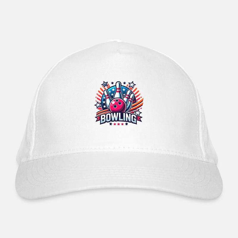 Bowling Logo Organic Baseball Cap