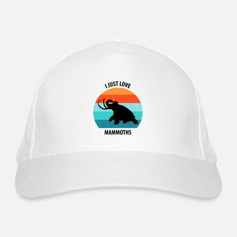 Drôle de mammouth âge de pierre âge glaciaire conception préhistorique Casquette classique bio