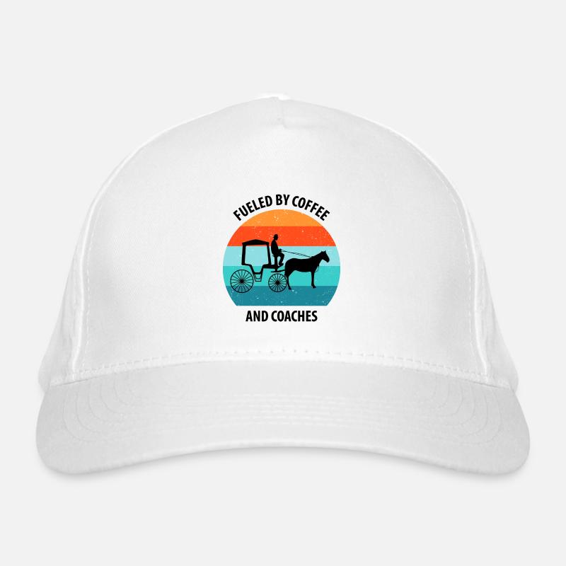 Calèche de cocher Calèche tirée par des chevaux Calèche Casquette classique bio
