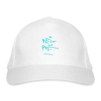 REST IN PIEF (R.I.P.) arty - Organic Baseball Cap - white - Front