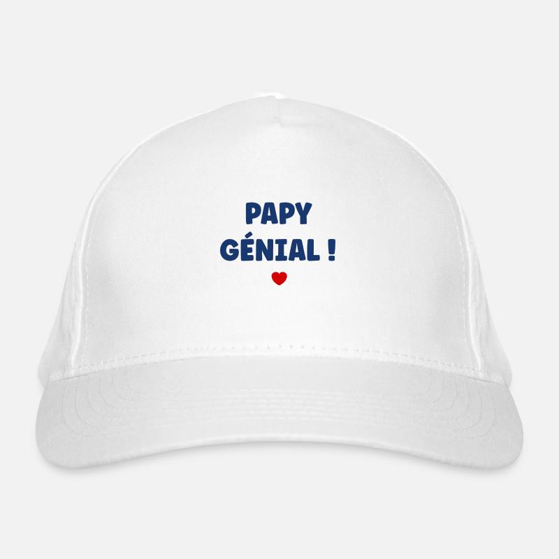 papy génial Casquette classique bio