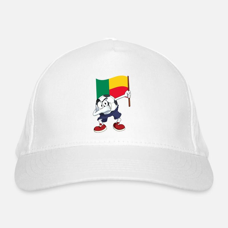Benin Dabbing Fussball Bio-Baseballkappe
