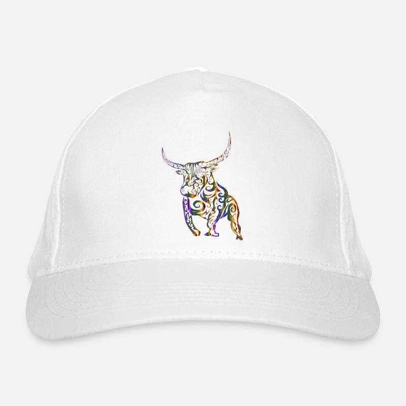Stier tribal Bio-Baseballkappe