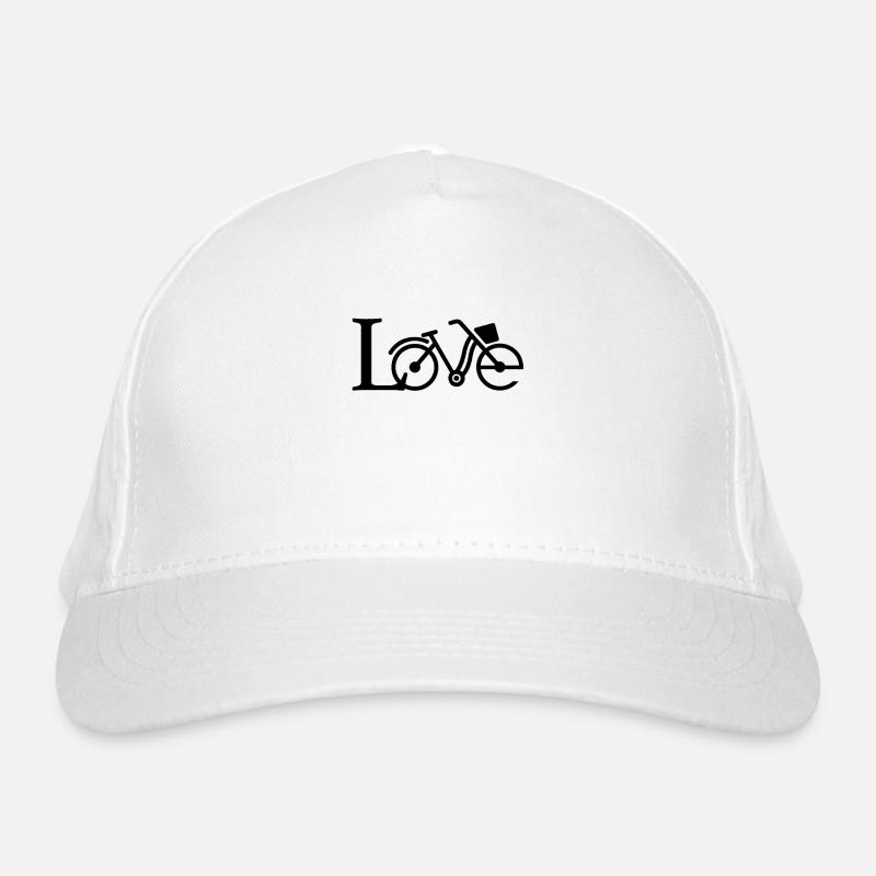 Love - creative bicycle design gift Organic Baseball Cap