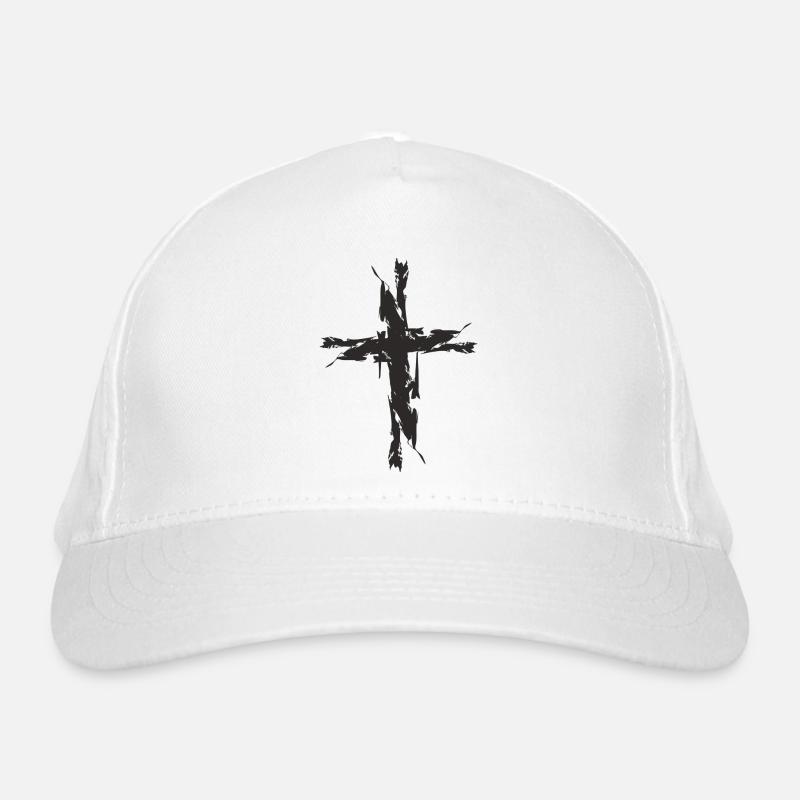 Kreuz 2 dick Bio-Baseballkappe
