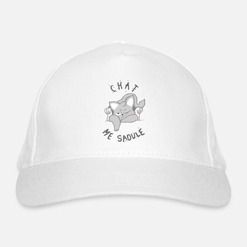 chat me saoule Casquette classique bio