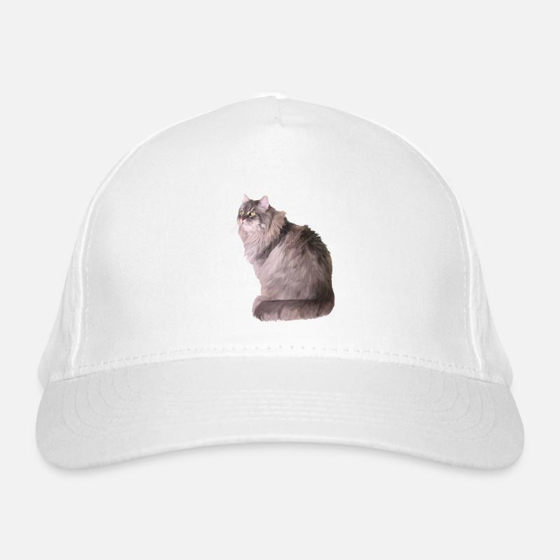 cat Organic Baseball Cap