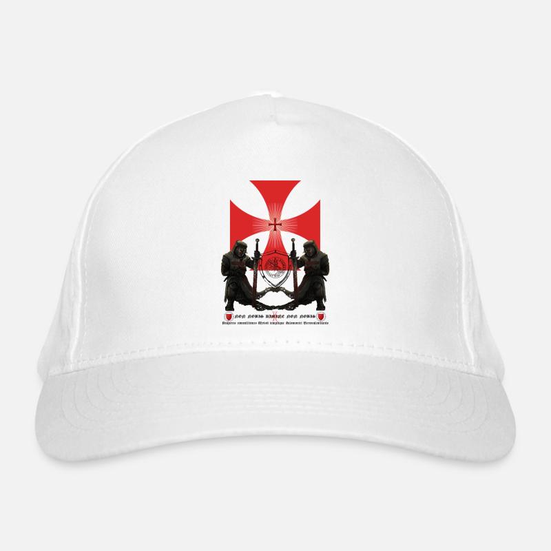 Templars with paw cross Organic Baseball Cap