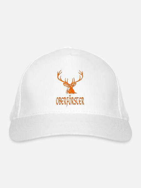 OBERFÖRSTER - Bio-Baseballkappe - Weiß