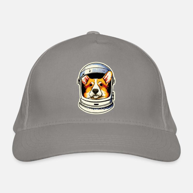 Corgi Cosmonaut Retro Hund Geschenk Space Bio-Baseballkappe