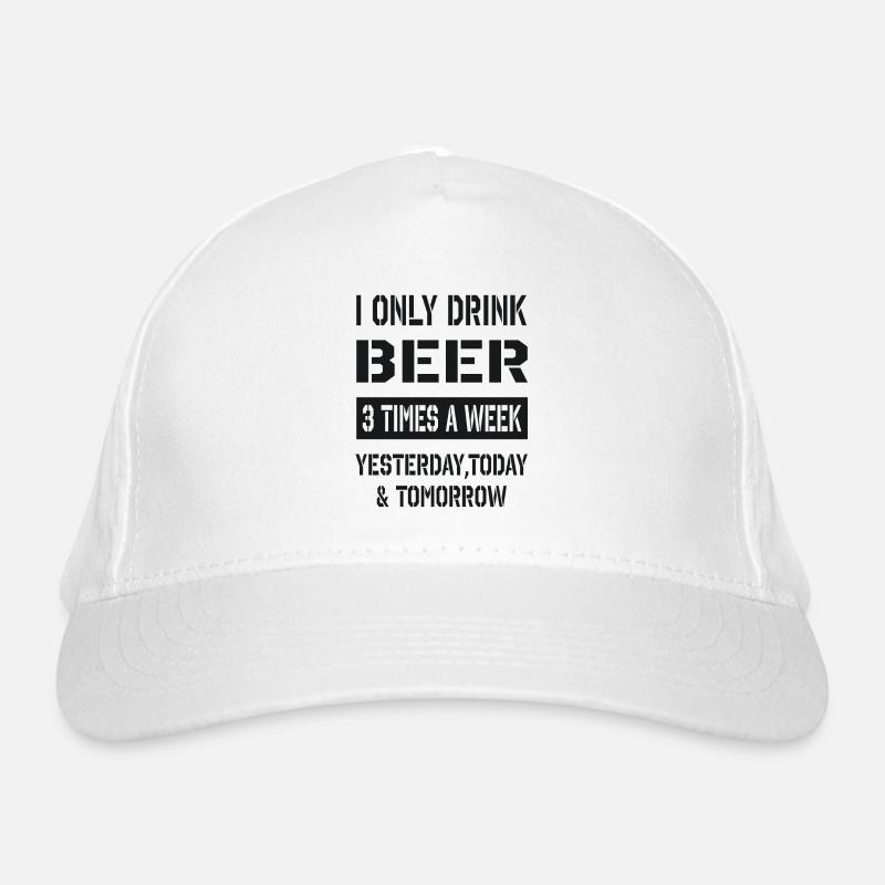 i only drink beer Organic Baseball Cap