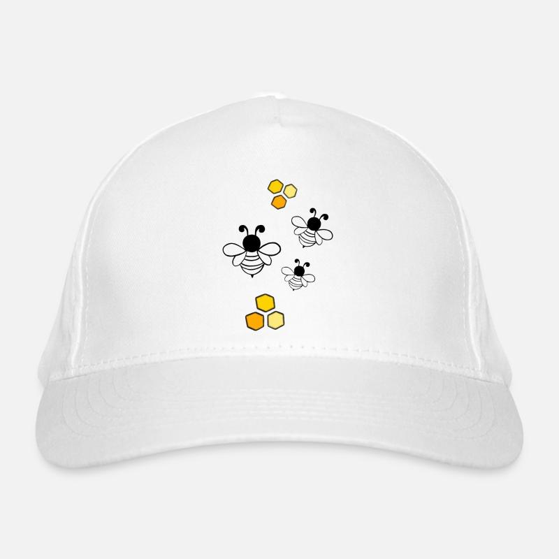 Bees with honeycomb Organic Baseball Cap