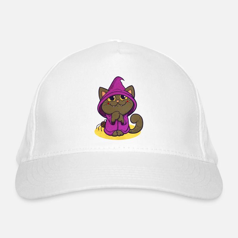 Chat d’Halloween Casquette classique bio