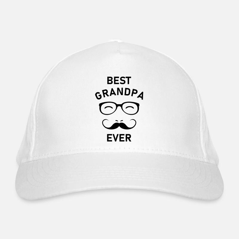 Bester Opa aller Zeiten. Schwarze Version Bio-Baseballkappe