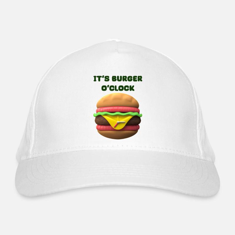IT‘S BURGER O‘CLOCK Bio-Baseballkappe
