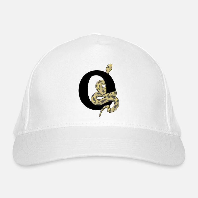 Lettre o serpent Casquette classique bio