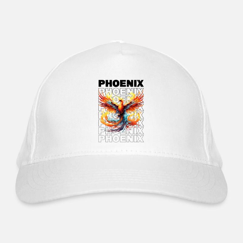 Phoenix Phoenix Fire Flames Bird Mythology Organic Baseball Cap