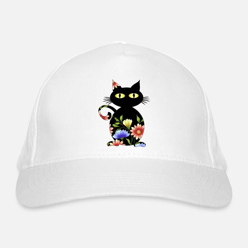 Cat Organic Baseball Cap