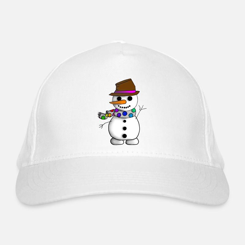 Frosty Style - Bio-Baseballkappe - Weiß