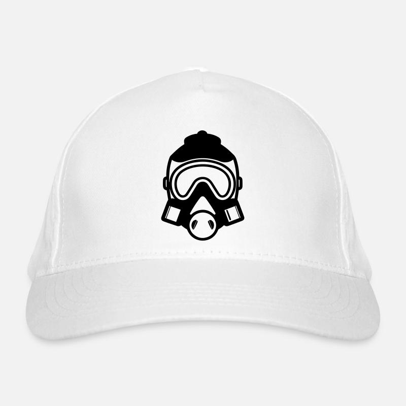 Gas Mask Organic Baseball Cap