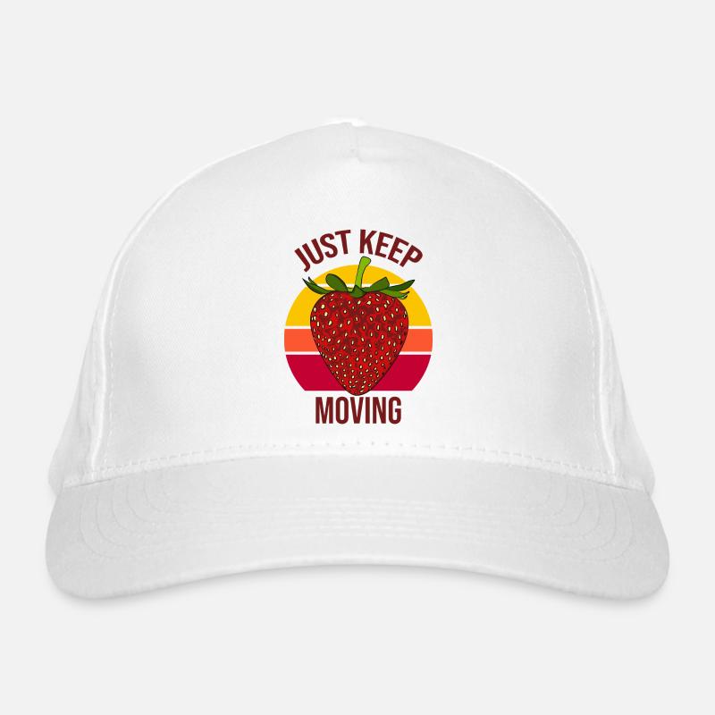 just keep moving Organic Baseball Cap