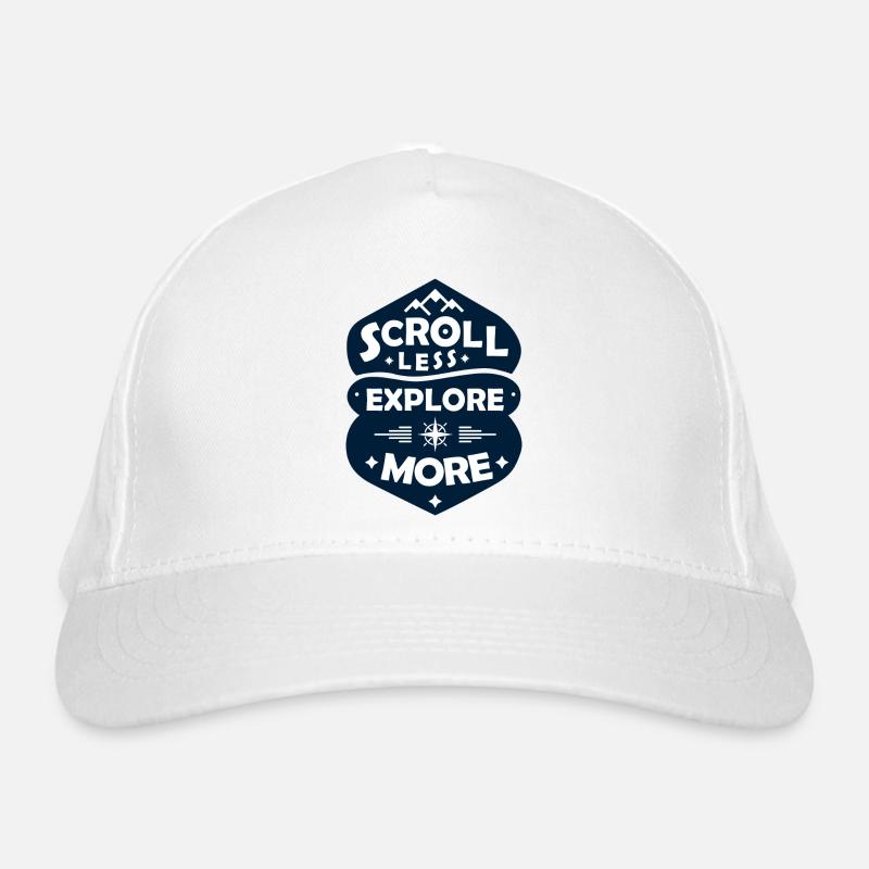 Scroll Less, Explore More Organic Baseball Cap