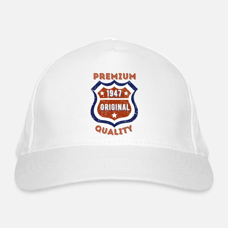 Qualité premium 1947 Casquette classique bio
