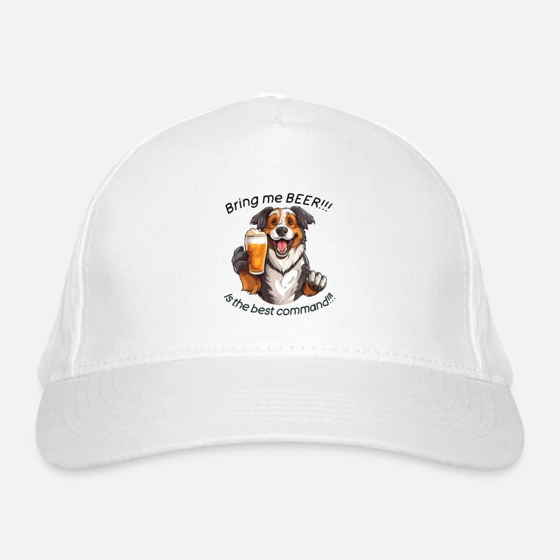 Beer Dog Bier Hund Bio-Baseballkappe
