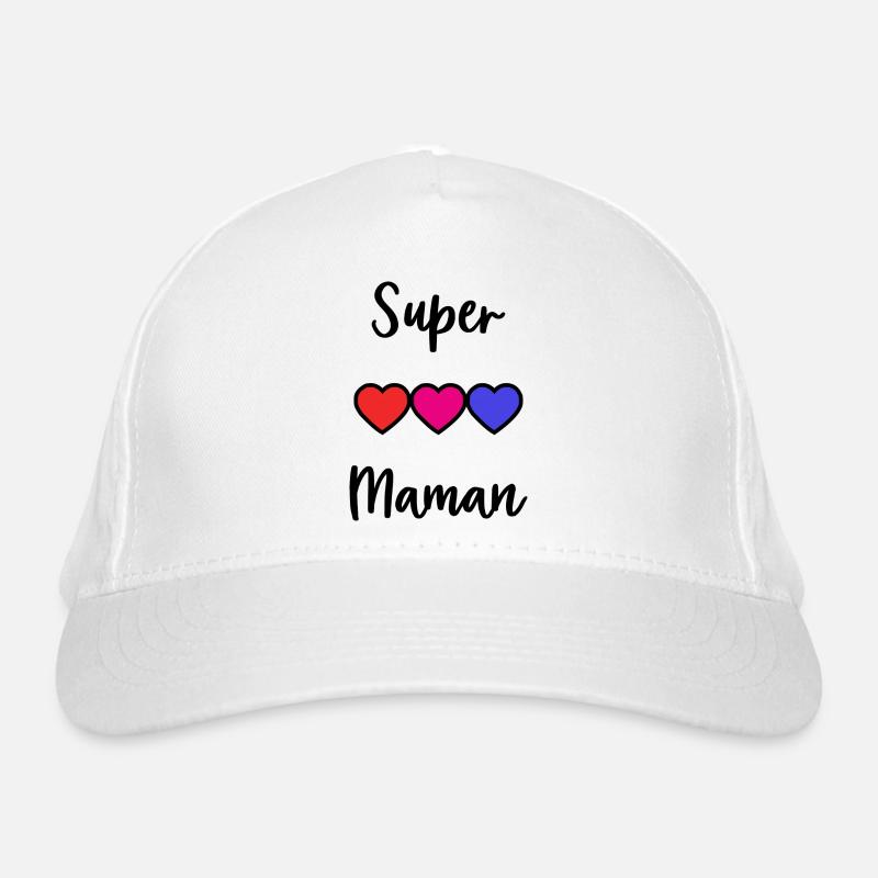 SUPER MAMA Bio-Baseballkappe