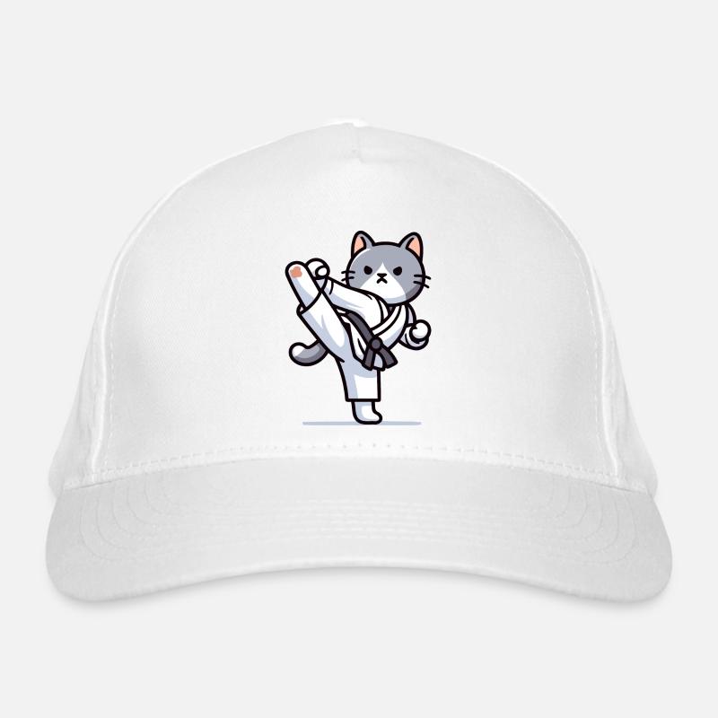 Karaté Kitty : le combattant félin Casquette classique bio