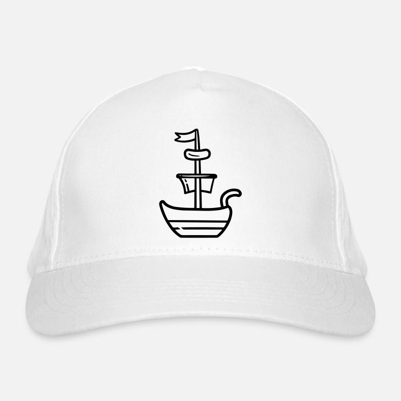 Pirate ship Organic Baseball Cap