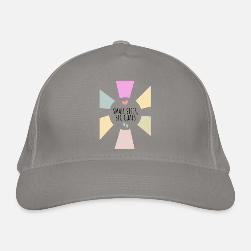 Small Steps Big Goals Organic Baseball Cap