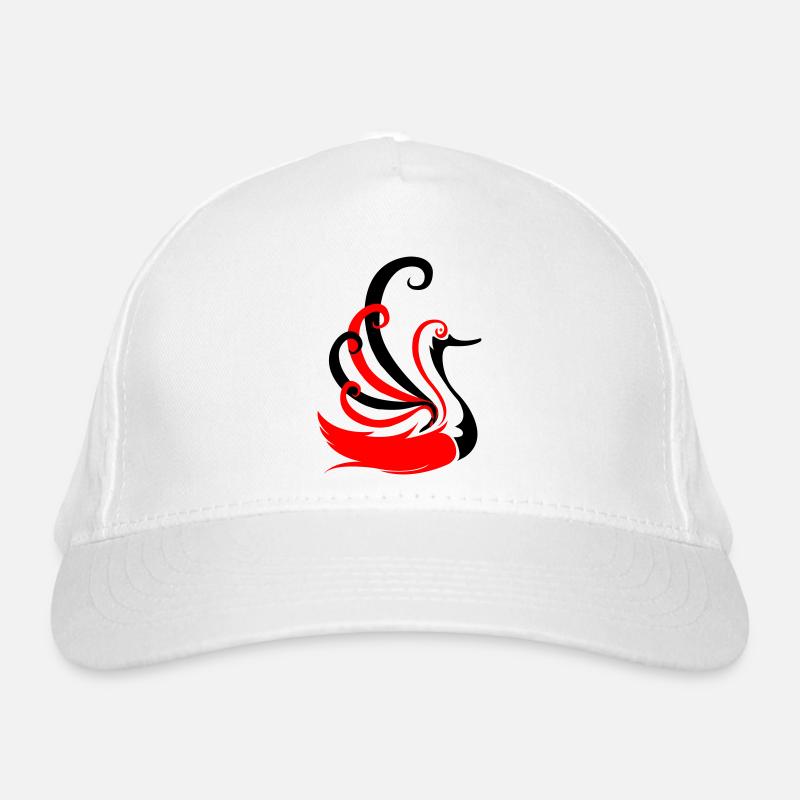 swan Organic Baseball Cap