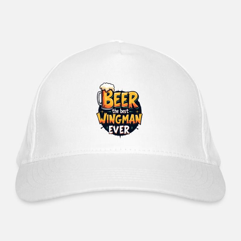 BEER: THE BEST WINGMAN EVER Organic Baseball Cap