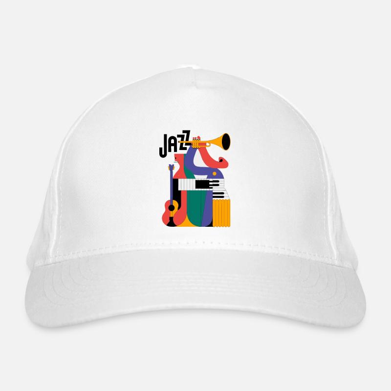 Artful Musical Compositional Design Organic Baseball Cap