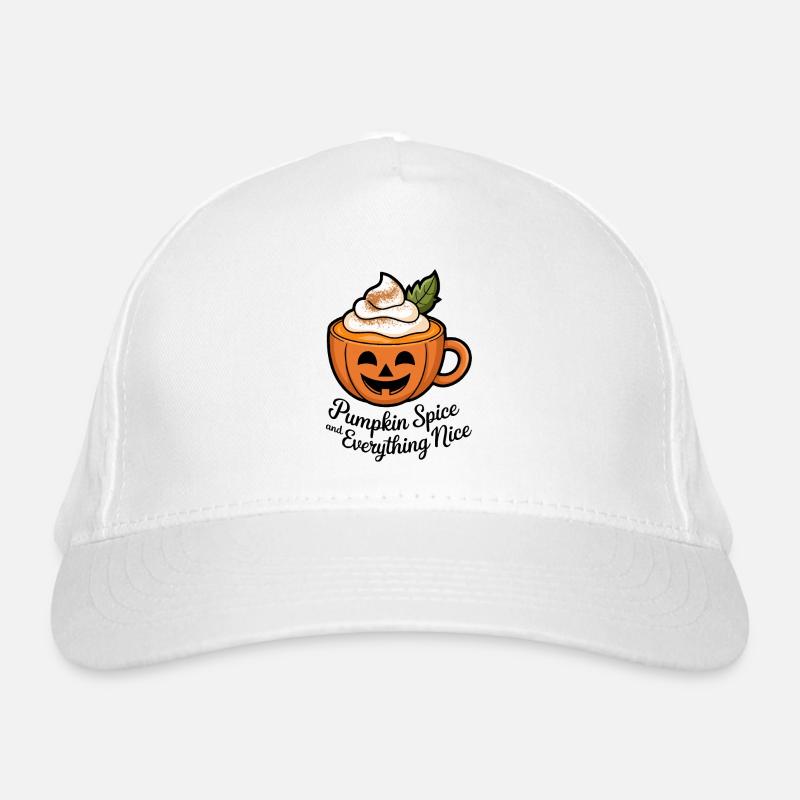 Pumpkin Spice and Everything Nice Organic Baseball Cap