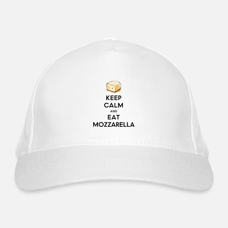 Keep Calm and Eat Mozzarella Organic Baseball Cap